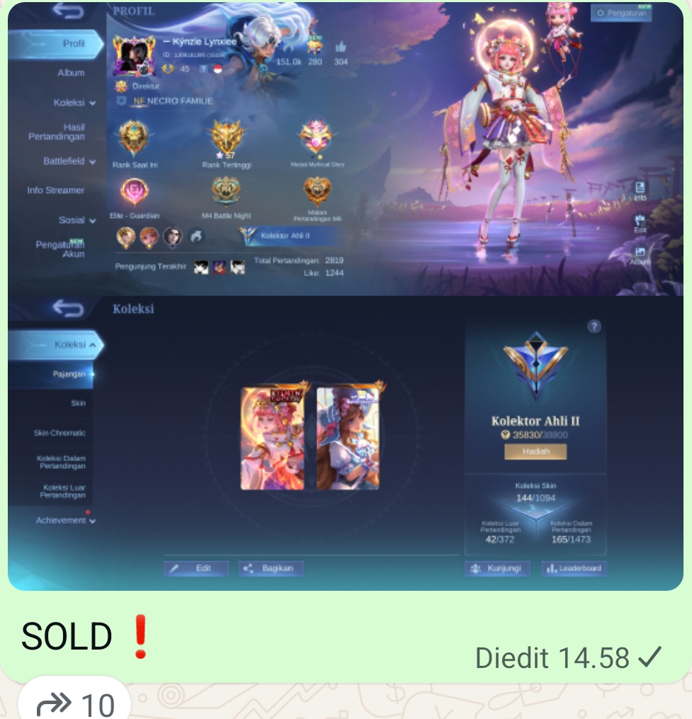 Dokumentasi Bisnis Akun Game